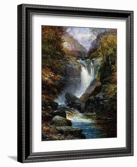 The Waterfall-Clarence Roe-Framed Giclee Print