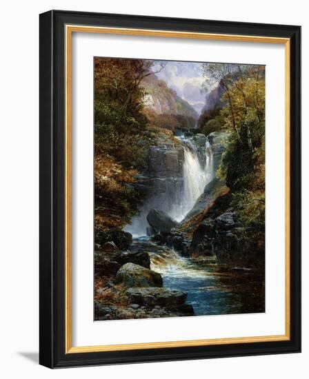 The Waterfall-Clarence Roe-Framed Giclee Print