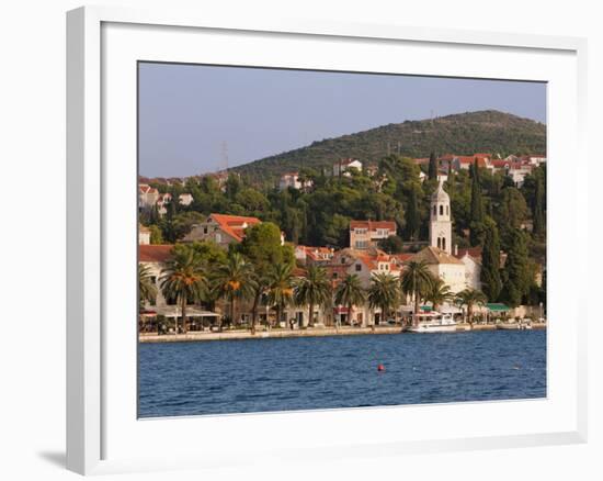 The Waterfront, Cavtat, Dalmatia, Croatia, Europe-Martin Child-Framed Photographic Print