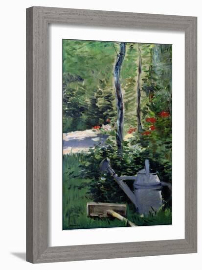 The Watering Can, 1880-Edouard Manet-Framed Giclee Print