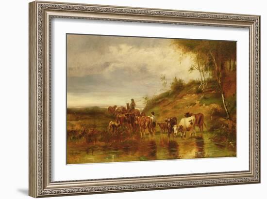 The Watering Place-Christophe Huet-Framed Giclee Print