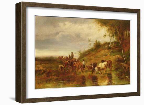 The Watering Place-Christophe Huet-Framed Giclee Print