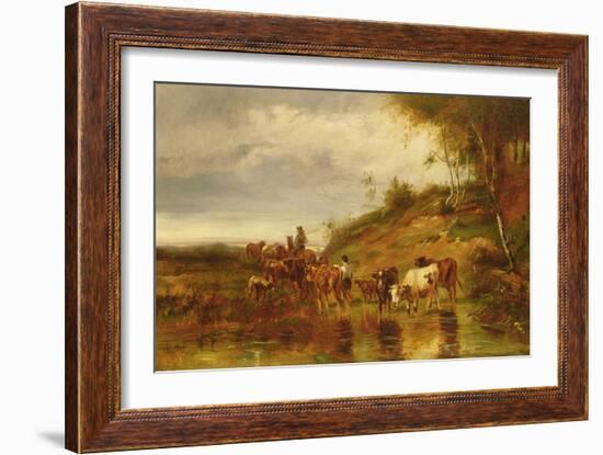 The Watering Place-Christophe Huet-Framed Giclee Print