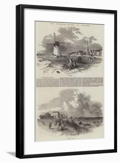 The Watering-Places of England-null-Framed Giclee Print