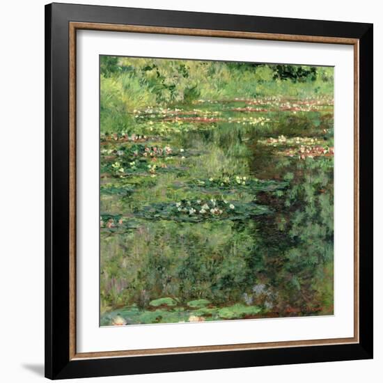 The Waterlily Pond, 1904-Claude Monet-Framed Giclee Print