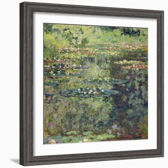The Waterlily Pond, 1904-Claude Monet-Framed Giclee Print