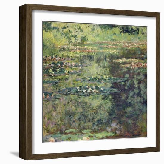 The Waterlily Pond, 1904-Claude Monet-Framed Giclee Print