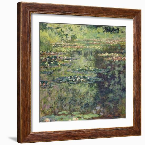 The Waterlily Pond, 1904-Claude Monet-Framed Giclee Print