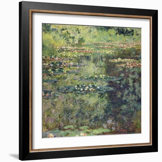 The Waterlily Pond, 1904-Claude Monet-Framed Giclee Print