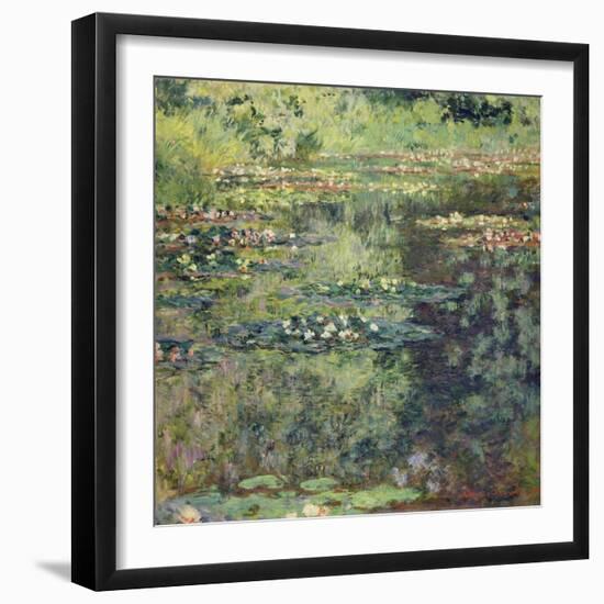 The Waterlily Pond, 1904-Claude Monet-Framed Giclee Print