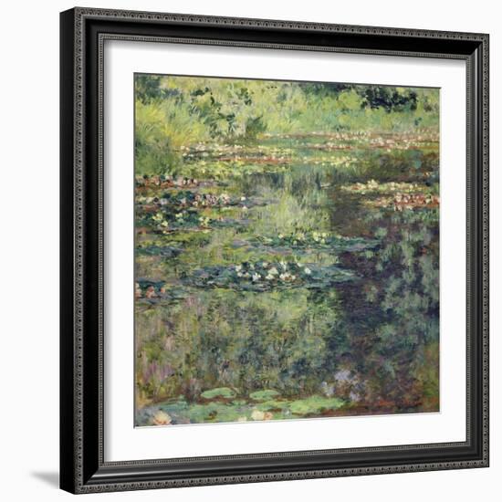 The Waterlily Pond, 1904-Claude Monet-Framed Giclee Print