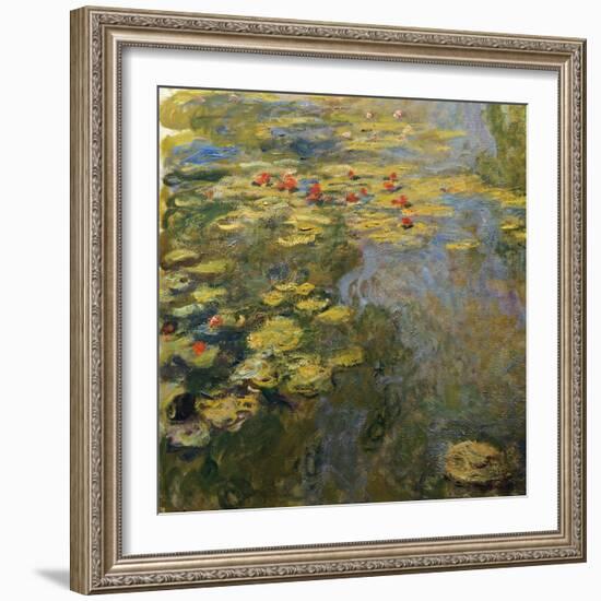 The Waterlily Pond, 1919-Claude Monet-Framed Giclee Print