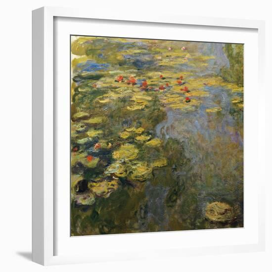 The Waterlily Pond, 1919-Claude Monet-Framed Giclee Print