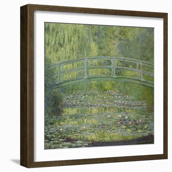 The Waterlily Pond and the Japanese Bridge-Claude Monet-Framed Giclee Print