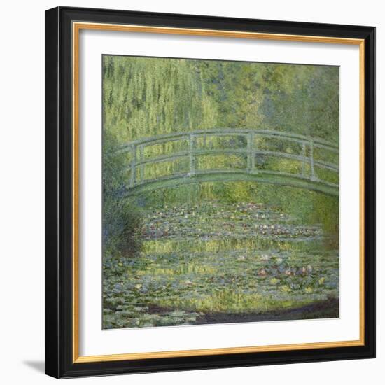 The Waterlily Pond and the Japanese Bridge-Claude Monet-Framed Giclee Print