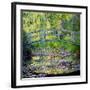 The Waterlily Pond with the Japanese Bridge, 1899-Claude Monet-Framed Giclee Print