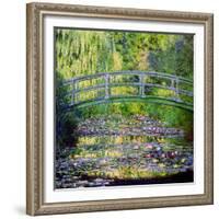 The Waterlily Pond with the Japanese Bridge, 1899-Claude Monet-Framed Giclee Print
