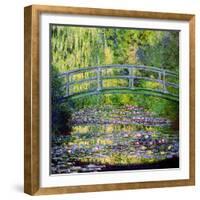 The Waterlily Pond with the Japanese Bridge, 1899-Claude Monet-Framed Giclee Print