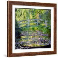 The Waterlily Pond with the Japanese Bridge, 1899-Claude Monet-Framed Giclee Print