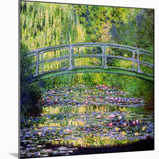 The Waterlily Pond with the Japanese Bridge, 1899-Claude Monet-Mounted Giclee Print