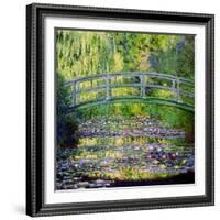 The Waterlily Pond with the Japanese Bridge, 1899-Claude Monet-Framed Giclee Print
