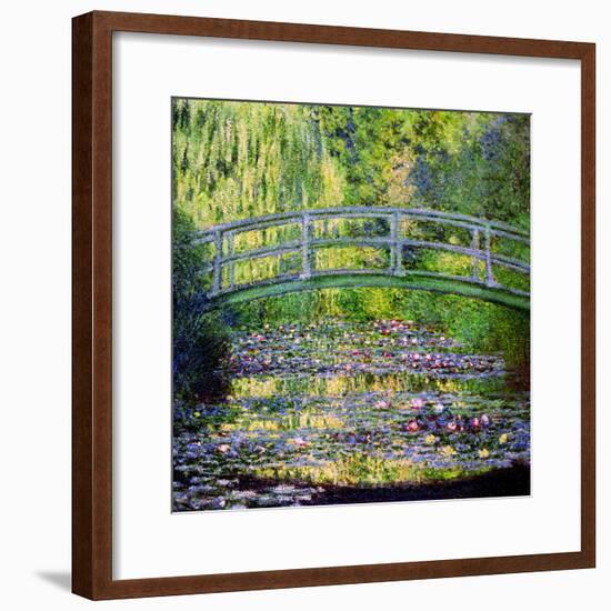 The Waterlily Pond with the Japanese Bridge, 1899-Claude Monet-Framed Giclee Print