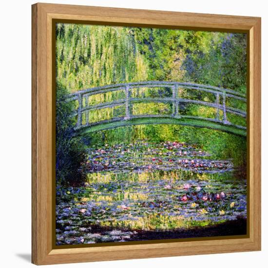 The Waterlily Pond with the Japanese Bridge, 1899-Claude Monet-Framed Premier Image Canvas