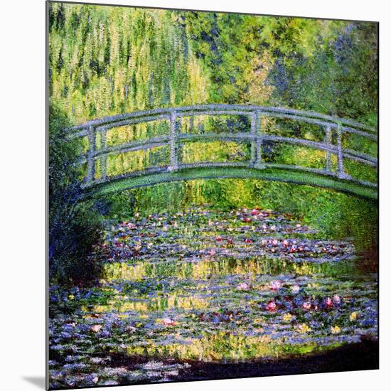 The Waterlily Pond with the Japanese Bridge, 1899-Claude Monet-Mounted Premium Giclee Print