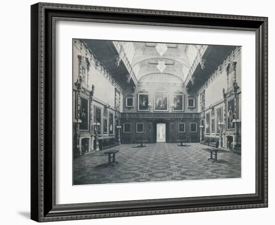 The Waterloo Chamber Windsor Castle, c1899, (1901)-Eyre & Spottiswoode-Framed Photographic Print