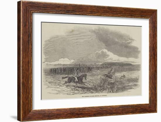 The Waterloo Coursing Meeting, at Liverpool-null-Framed Giclee Print