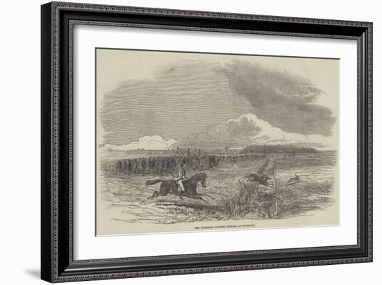 The Waterloo Coursing Meeting, at Liverpool-null-Framed Giclee Print