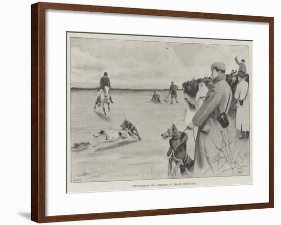The Waterloo Cup, Coursing at Lydiate, Second Day-Cecil Aldin-Framed Giclee Print