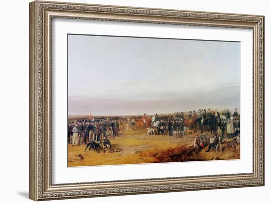 The Waterloo Cup Coursing Meeting-Richard Ansdell-Framed Giclee Print