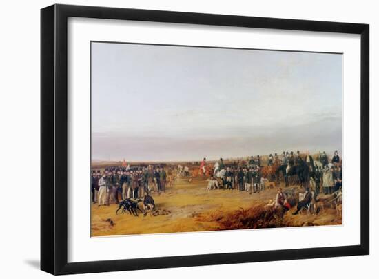 The Waterloo Cup Coursing Meeting-Richard Ansdell-Framed Giclee Print