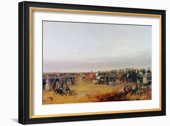 The Waterloo Cup Coursing Meeting-Richard Ansdell-Framed Giclee Print