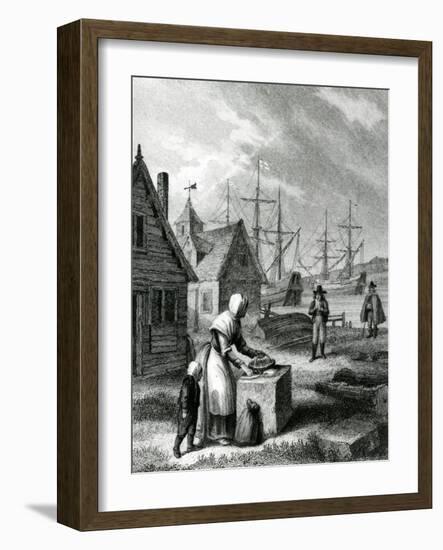 The Watermans Wife, Published in 1835-George Cruikshank-Framed Giclee Print