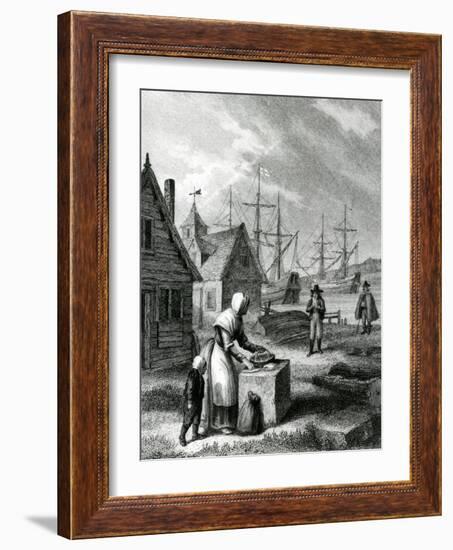 The Watermans Wife, Published in 1835-George Cruikshank-Framed Giclee Print