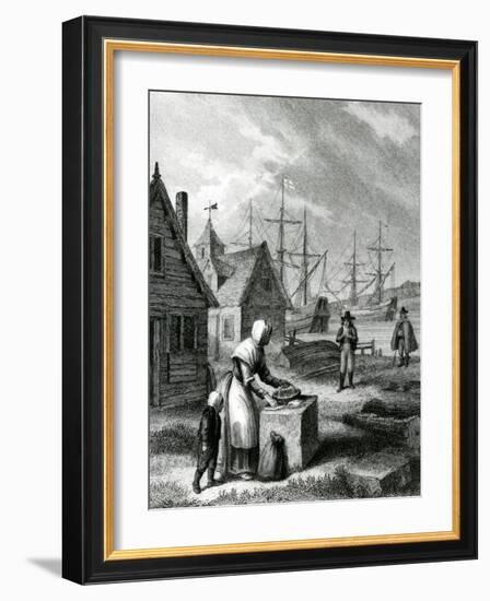 The Watermans Wife, Published in 1835-George Cruikshank-Framed Giclee Print