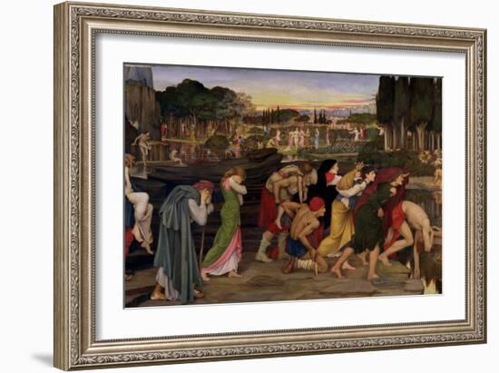 The Waters of Lethe by the Plains of Elysium, C.1880-John Roddam Spencer Stanhope-Framed Giclee Print