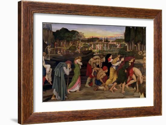 The Waters of Lethe by the Plains of Elysium, C.1880-John Roddam Spencer Stanhope-Framed Giclee Print