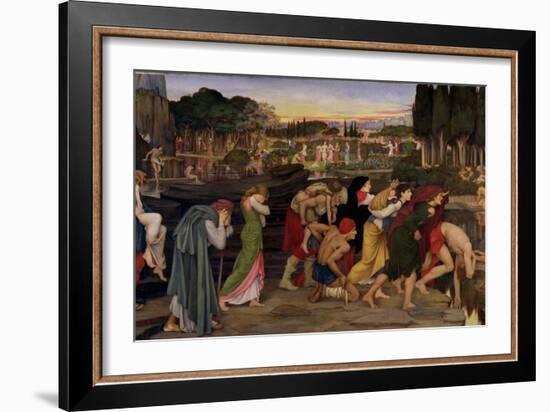 The Waters of Lethe by the Plains of Elysium, C.1880-John Roddam Spencer Stanhope-Framed Giclee Print