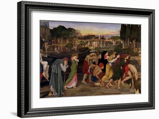 The Waters of Lethe by the Plains of Elysium, C.1880-John Roddam Spencer Stanhope-Framed Giclee Print