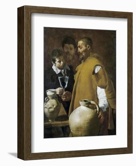 The Waterseller of Seville-Diego Velazquez-Framed Art Print