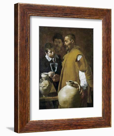 The Waterseller of Seville-Diego Velazquez-Framed Art Print