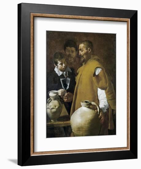 The Waterseller of Seville-Diego Velazquez-Framed Art Print