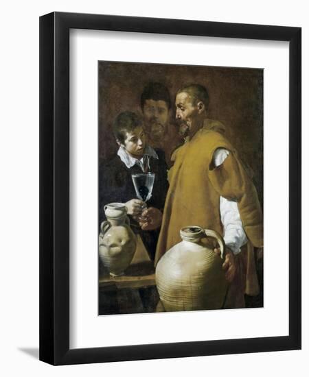 The Waterseller of Seville-Diego Velazquez-Framed Art Print