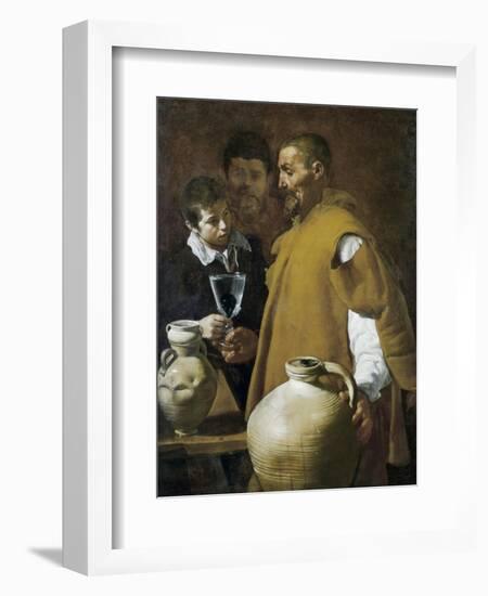 The Waterseller of Seville-Diego Velazquez-Framed Art Print