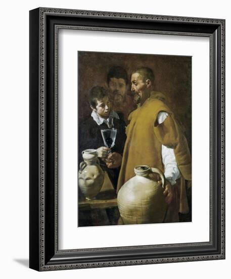 The Waterseller of Seville-Diego Velazquez-Framed Art Print