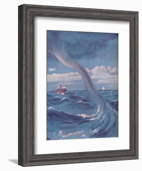 'The Waterspout That Joins Cloud and Sea', 1935-Unknown-Framed Giclee Print