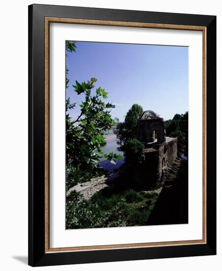 The waterwheels on the River Guadalquivir at Cordoba-Werner Forman-Framed Giclee Print